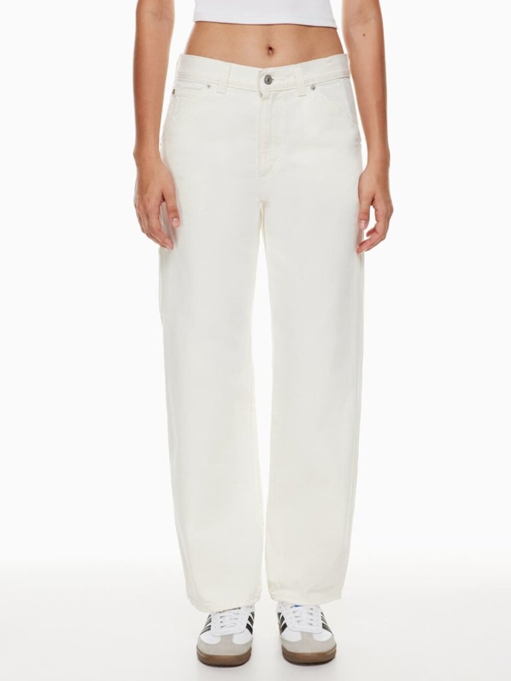 LEVI'S dad utility jeans in it's ecru time (sz25)